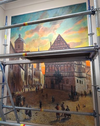 Historische Wandmalerei